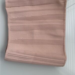Babaton Blush Ribbed Knit Fabric